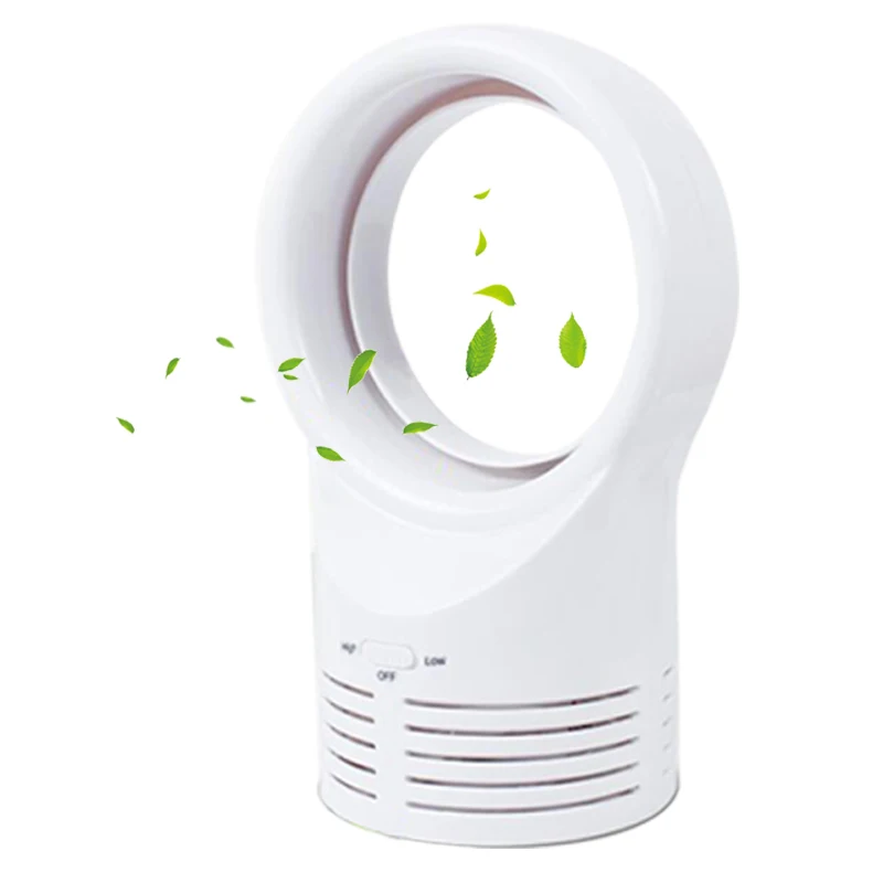 

Mini Bladeless Fan for Baby Sleeping Electric Cooling Fan Super Quiet Two Speed Mini Air Multiplie