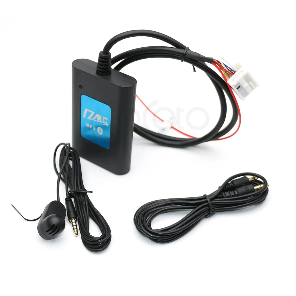 AtoCoto DMC Bluetooth A2DP флеш-накопитель USB AUX адаптер Интерфейс для Toyota микрофон 12Pin радио MP3 аудио cd-чейнджер Вход