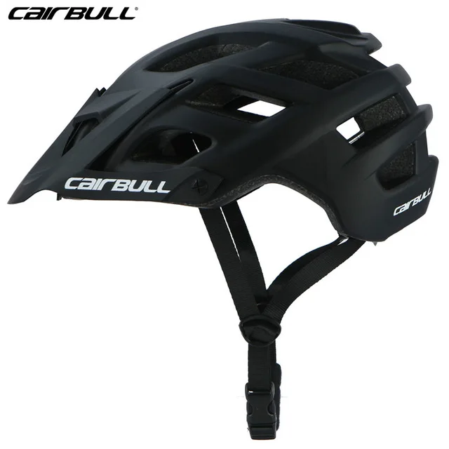 Cairbull велосипедный шлем TRAIL XC велосипедный шлем в форме MTB велосипедный шлем Casco Ciclismo дорожные горные шлемы безопасная Кепка дешево - Цвет: black