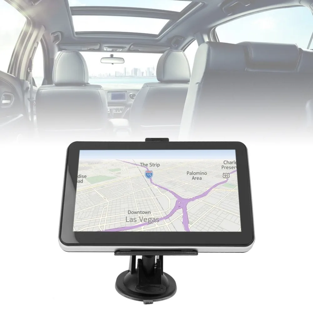 

7Inch 16G Mutifunction GPS Built-in Aerial Radio Bluetooth Support Different Language Car Navigation Device With Single Camera