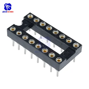 

10PCS/Lot 16-pin DIP SIP Round IC Socket Adapter Wire-Bonded Gold Plating Machine