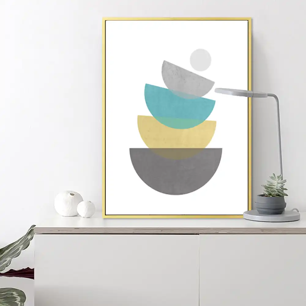 Lienzo Pintura Imprimible Impresion Escandinava Mediados Del Siglo