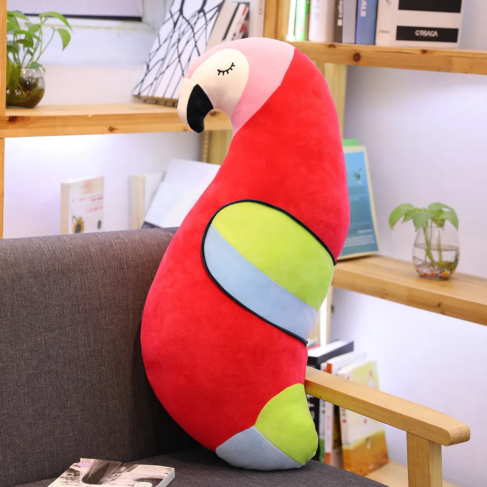 

1pc big parrot Plush Parrot Pillow Toys Stuffed Animal Plushie Parrot Toy Dolls Kids Girls Collection Birthday Gift Home Decor