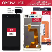 100% Tested Original 5.3 inch IPS 1280×720 Display For SONY Xperia T3 LCD M50W D5103 with Touch Screen Digitizer with Frame