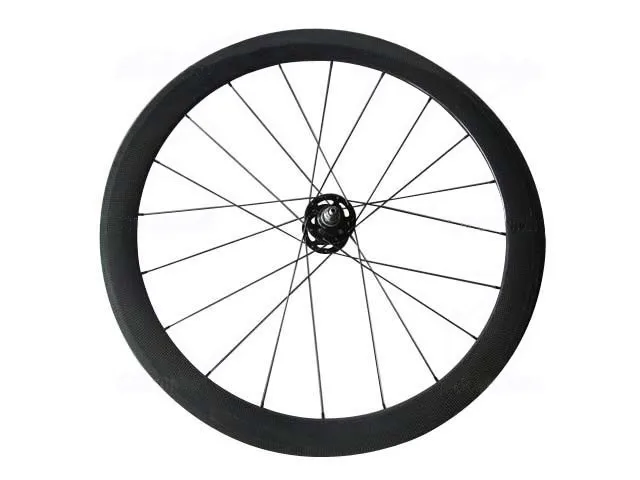 23mm width 50mm Clincher carbon track wheels carbon single speed wheelset 2