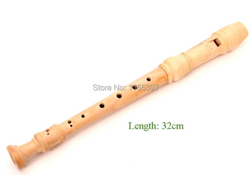 Free ship 2pc children kids natural Wooden traditional 8 tone flute