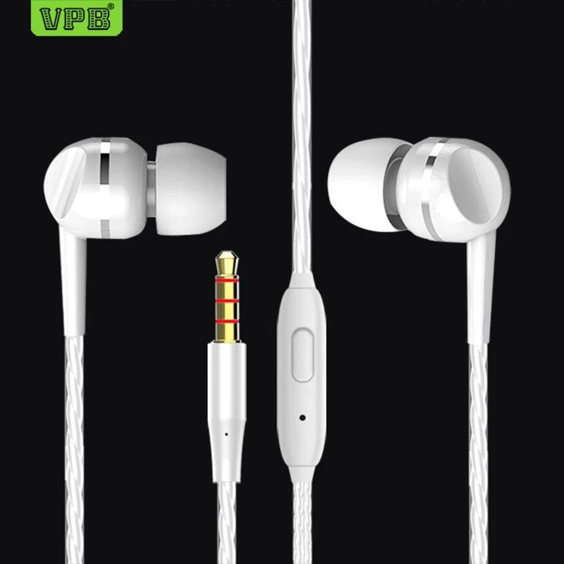 VPB S23 наушники супер бас микрофон в ухо 3 5 мм для iphone 6 6s xiaomi Мобильный телефон |