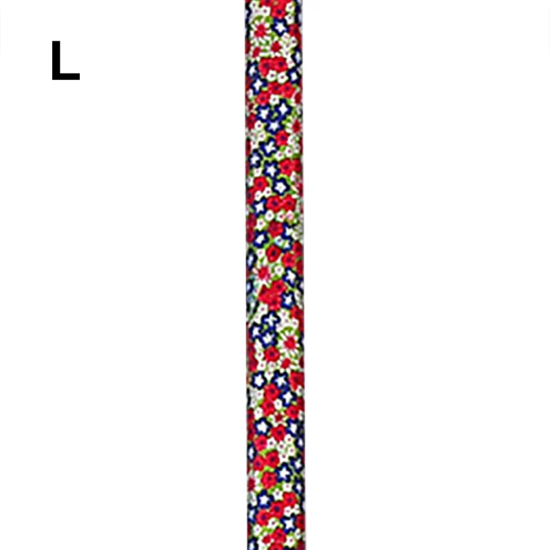 Новинка, алюминиевая складная трость, цветочный простой Регулируемый светильник, легко складывается, алюминиевые трости с Т-образной ручкой - Цвет: L