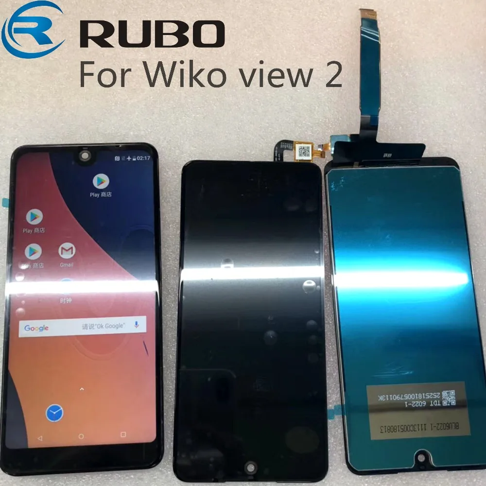 

For Wiko view 2 LCD Display Digitizer Touch Screen Assembly For Wiko view 2 LCD 6" Repair Parts