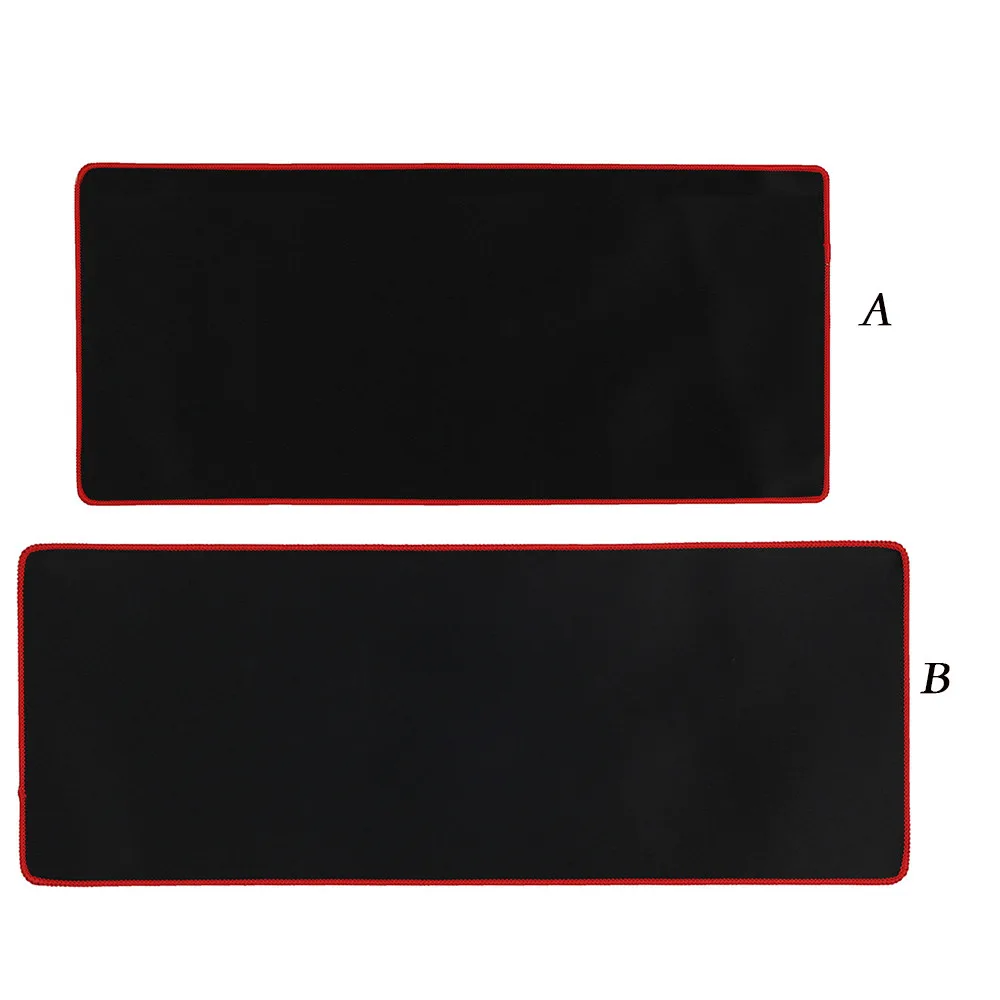 

VOBERRY Mouse Pad Black Large Mouse Pad Gaming Mousepad Anti-slip Natural Rubber Gaming Mouse Mat With Locking Edge For Laptop
