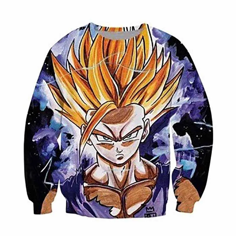 Cloudstyle Dragon Ball Супер 3D Аниме Толстовка для мужчин Goku Ultra Instinct 3D принт пуловер Топ Harajuku Уличная спортивный костюм - Цвет: design 7