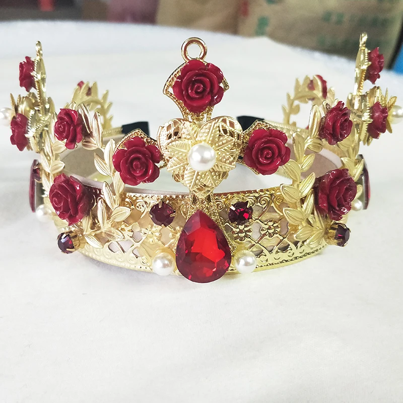 Роскошный свадебный головной убор Lmited Edition для невесты, корона в стиле барокко, винтажные модные ювелирные украшения с крестом, королевские женские украшения для волос