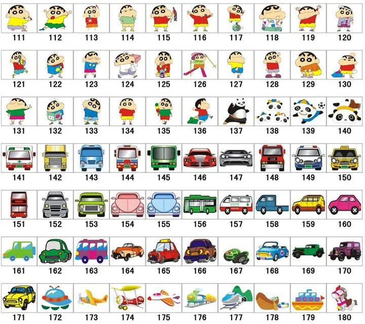 Big 10pcs Sew on Cloth stickers Customize Kids Name Quilts Covers Identification - Style 2
