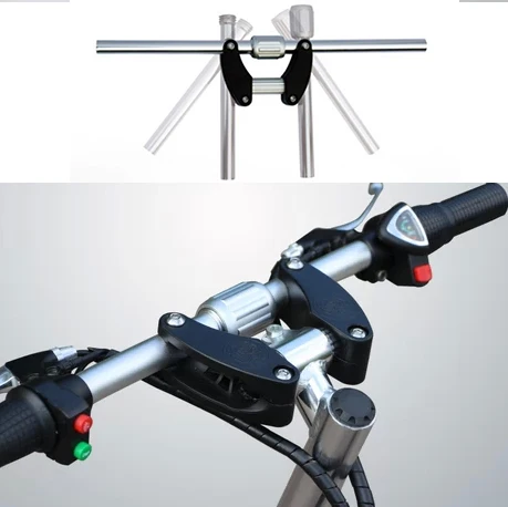 

MTB mountain bike quick easy release aluminum alloy folding handlebar for SP8 folding bike foldable bicycle parts