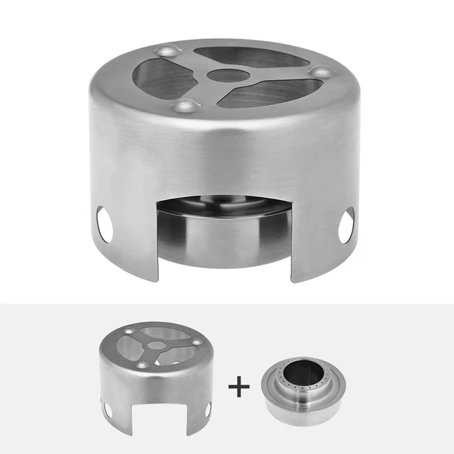 Portable Alcohol Stove with Rack - Image 2