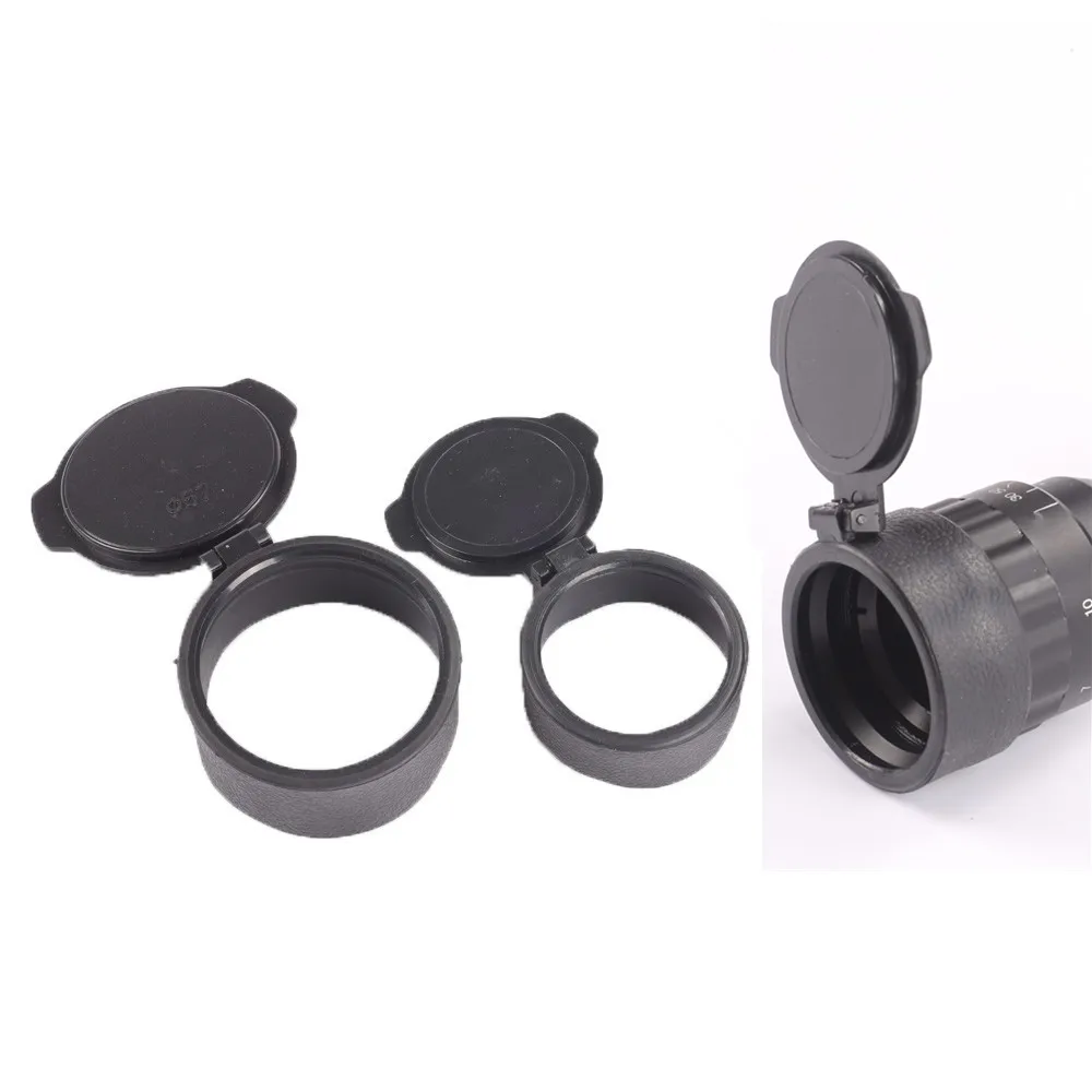 10pcs Quick Flip Rifle Scope Spring Up Open Lens Cover Cap Eye Protect Objective Lens Eye Piece