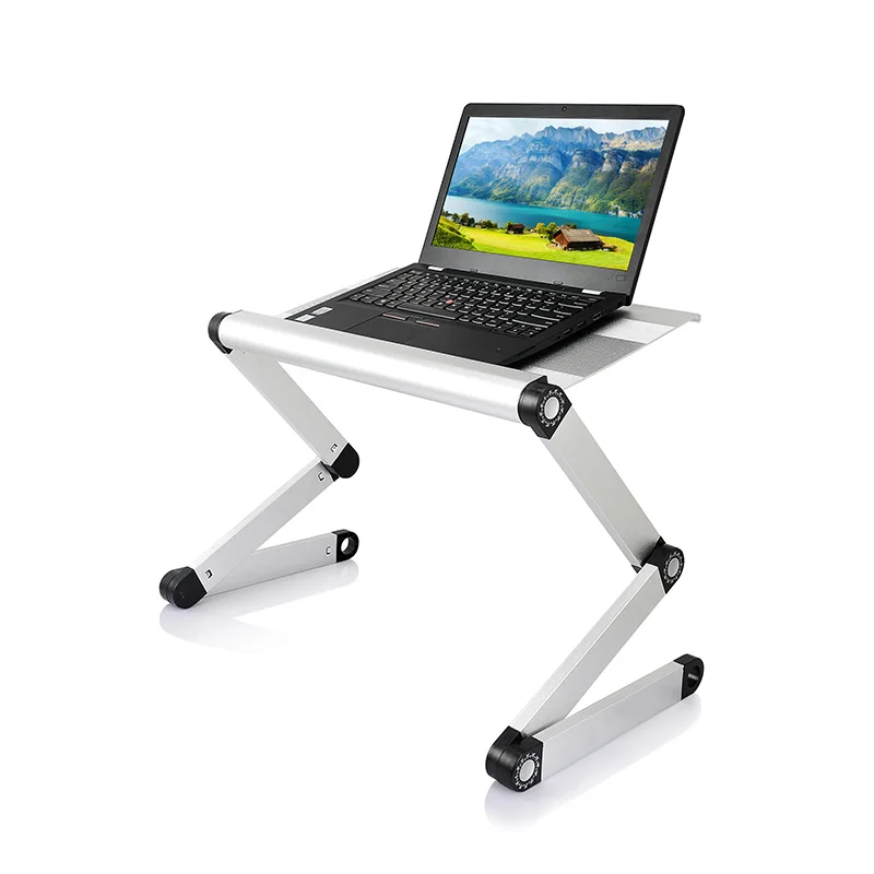2 Colors Computer Desks Portable Adjustable Foldable Laptop Notebook Lap PC Folding Desk Table Vented Stand Bed Tray Wholesale