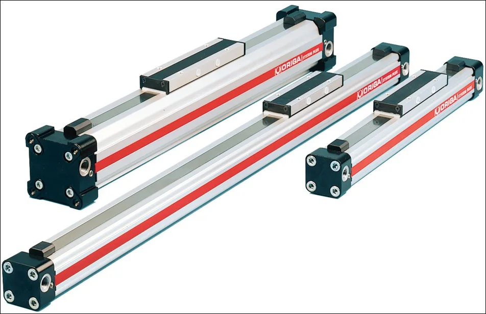 

Pneumatic Rodless Cylinders OSP-P50-00000-01200 bore 50mm stroke 1200mm totak length 1550mm