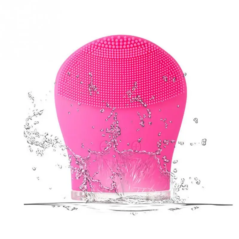 

Mini Charging Ultrasound Soft Facial Pore Cleansing Brush Silicon Waterproof Face Washer