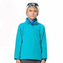 Children’s Warm Fleece Softshell Jackets & Coat Autumn Winter Boy Girl Kids Outdoor Thermal Sports Clothes Outerwear 4 Color