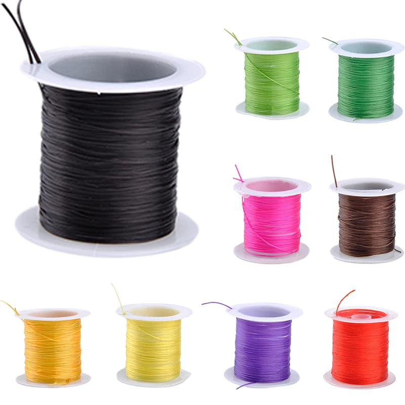 

3 Rolls 10M Strong Stretchy Elastic Cord String Strand Beading DIY Craft 0.6mm