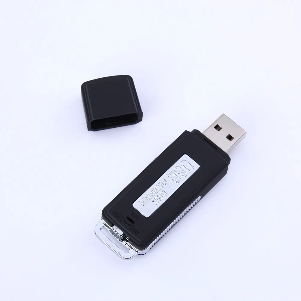 Cdragon 8GB Keychains Digital Voice Recorder USB Flash Drive UR-08 Black