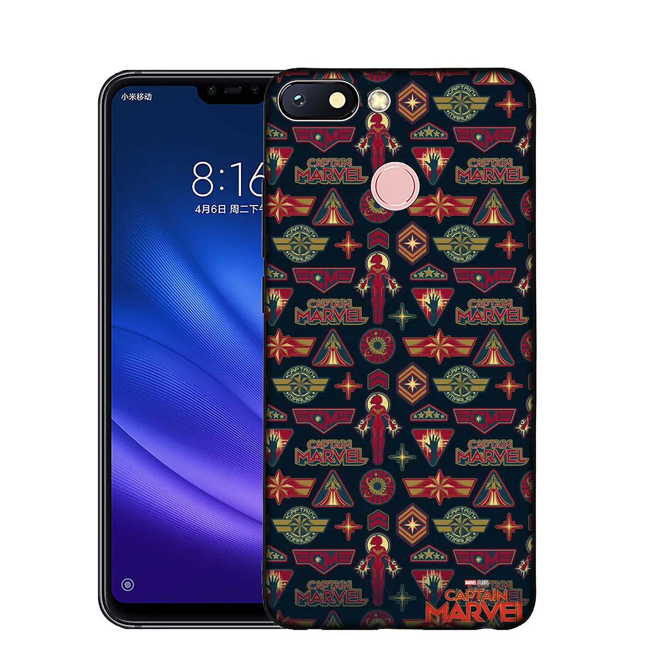 IYICAO Captain marvel Colorful Soft Silicone Case for Xiaomi Mi 9 8 A2 Lite A1 6 pocophone f1 MAX 3 mi9 mi8 mia2