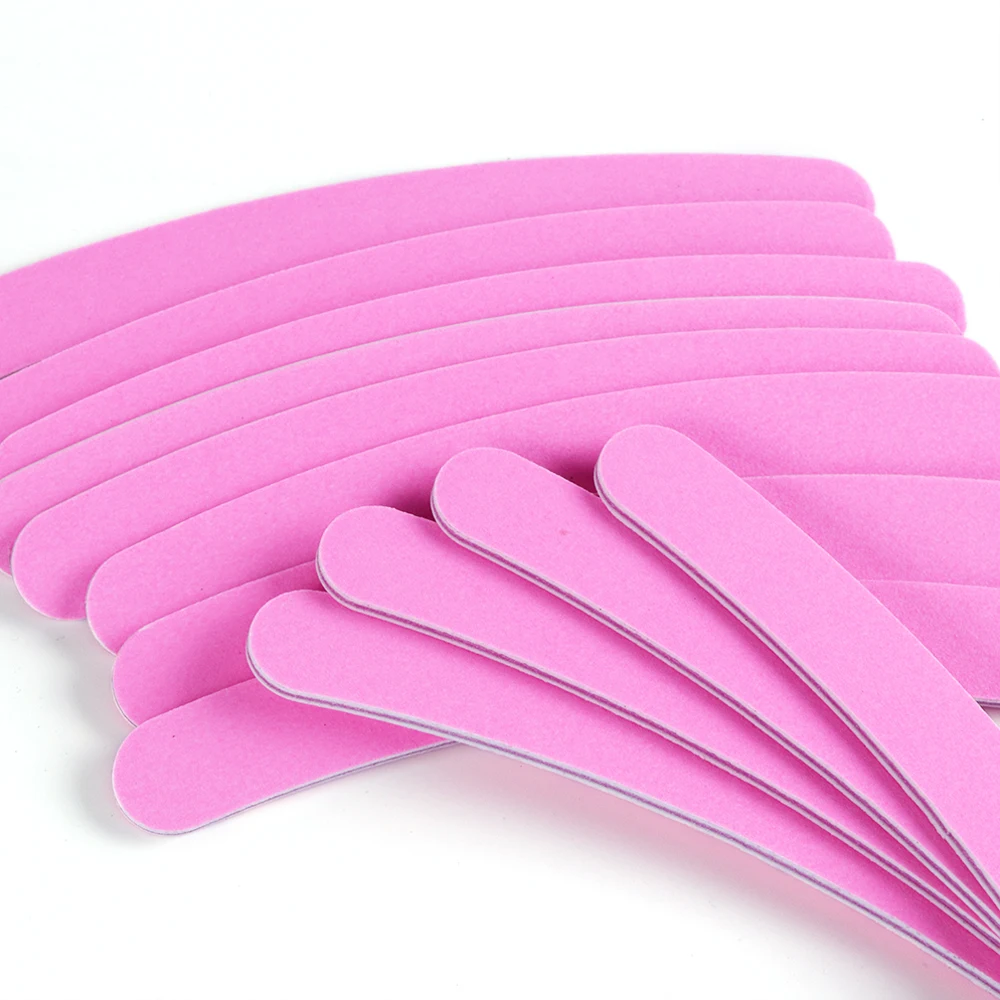 

5pcs Buffer Nail File Block Sanding Grit For UV Gel Polish Half Moon Dual-Side Dead Skin Remover Sponge Manicure Tools BE852