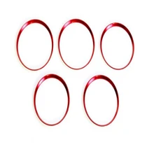 5Pcs Car Styling Red Air Vent Outlet Ring Cover Trim Auto Interior Accessories For Mercedes Benz A/B/CLA/GLA Class 180 200 220 5Pcs Car Styling Red Air Vent Outlet Ring Cover Trim Auto Interior Accessories For Mercedes Benz A/B/CLA/GLA Class 180 200 220
