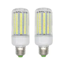 2 шт. много светодиодный кукурузы лампы 5736 SMD ультра высокий световой E27 люстра AC220V высокое качество Светодиодный лампочки теплые и холодный
