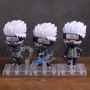 

Naruto Shippuden Hatake Kakashi Q Version PVC Figures Toys 3pcs/set