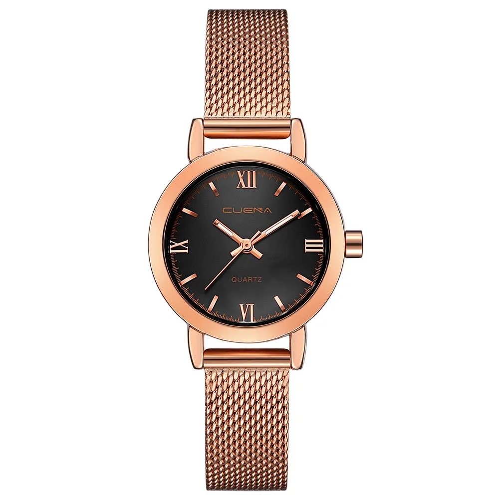 

Luxury Fashion Women Watch Stainless Steel Analog Quartz Wristwatch Bracelet Luxury European Style Ladies Watches Stainless A50