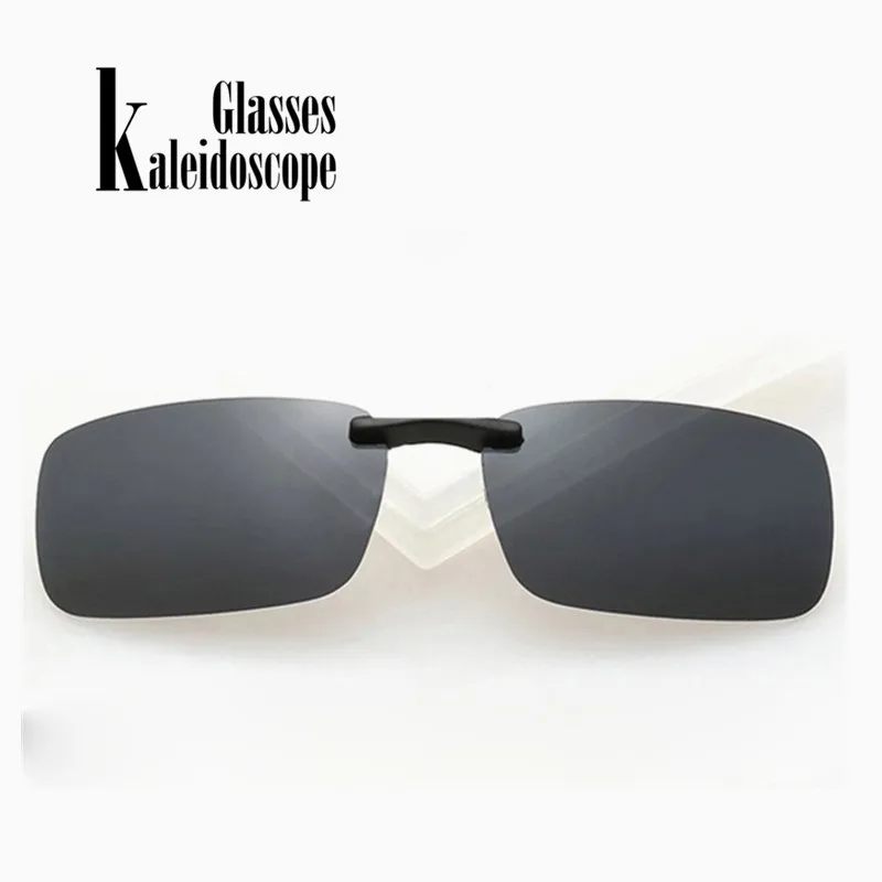 

Kaleidoscope Glasses Myopic Polarized Sunglasses Clip Men Driving Fishing Eyewears Polarizer Sun Glasses Clips with box