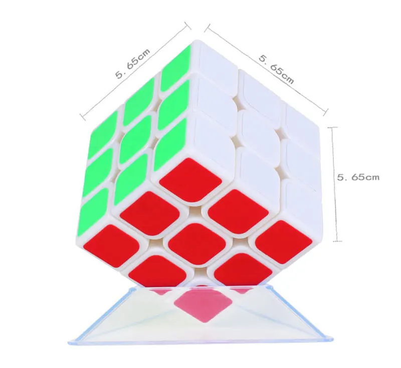 Yj 3x3x3 5,7 см скоростной магический куб, профессиональная головоломка Neo Cubo Magico, наклейки, игрушки для детей, взрослых, обучающая игрушка