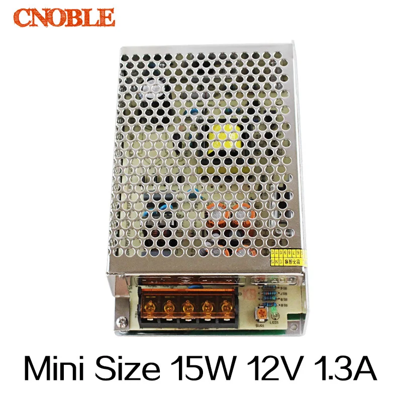 

CE Appoved Factory Direct 15W 12V 1.3A Mini Size Single Output Switching Power Supply for LED Strip light from china factory