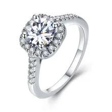 2020 Hot Sale Real Pave Setting Crystals from Swarovskis Plant Trendy Sale Authentic 925 Sliver Finger Ring Jewelry Fine