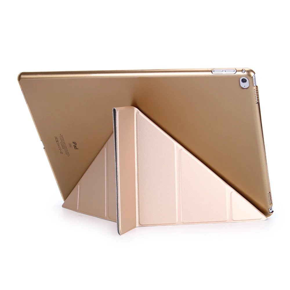  GOLP Flip Cover for iPad Pro 12.9 case PU Leather Transparent PC Back Tablet Smart cover for iPad P - 32814231026