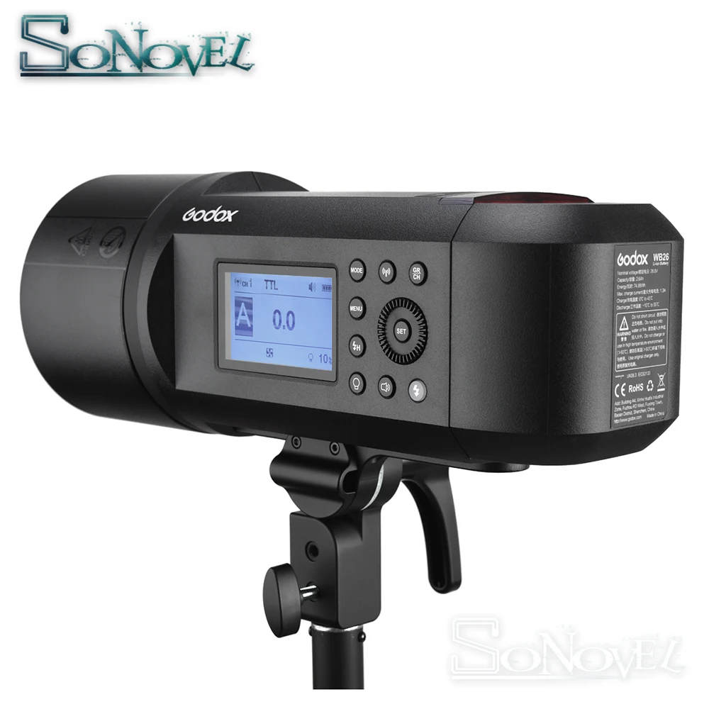 US $999.00 Godox AD600 Pro WITSTRO AllInOne Outdoor Flash AD600Pro LiOn Battery TTL HSS With BuiltIn Godox 24G Xpro Transmitter