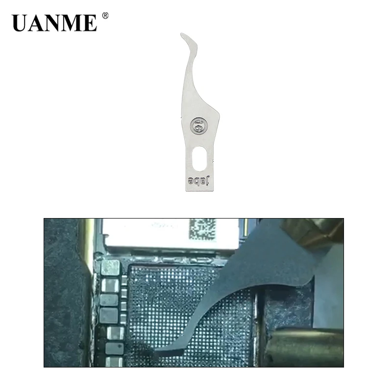 UANME 2 шт./лот инструмент для удаления клея технологии процессоры ножи для iPhone cpu A7 A8 A9 A10 материнская плата IC ремонт тонкий и холодный лезвие