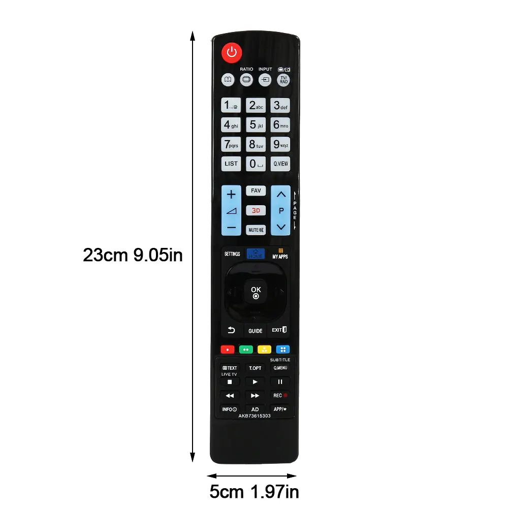 Universal LCD TV Remote Control AKB73615303 for LG AKB72914041 AKB72914043  32LM620T Replacement IPTV Remote Controll