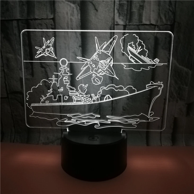 boat 3D night light (5)