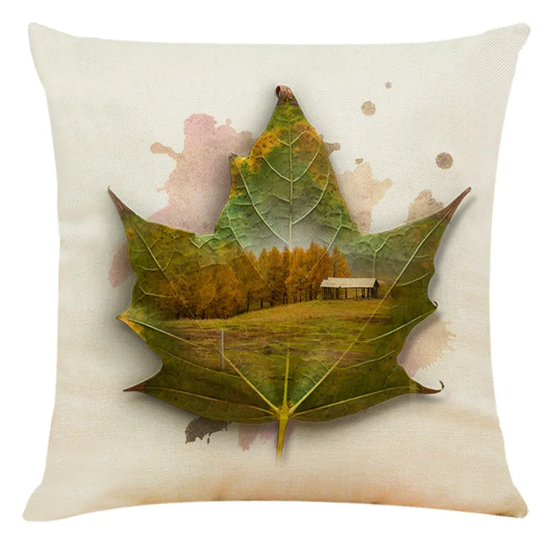 View in Maple leaves creative printed cushion cover Decorative home sofa seat car chair for Kids gift Decor bedroom pillowcase View in Maple leaves creative printed cushion cover Decorative home sofa seat car chair for Kids gift Decor bedroom pillowcase