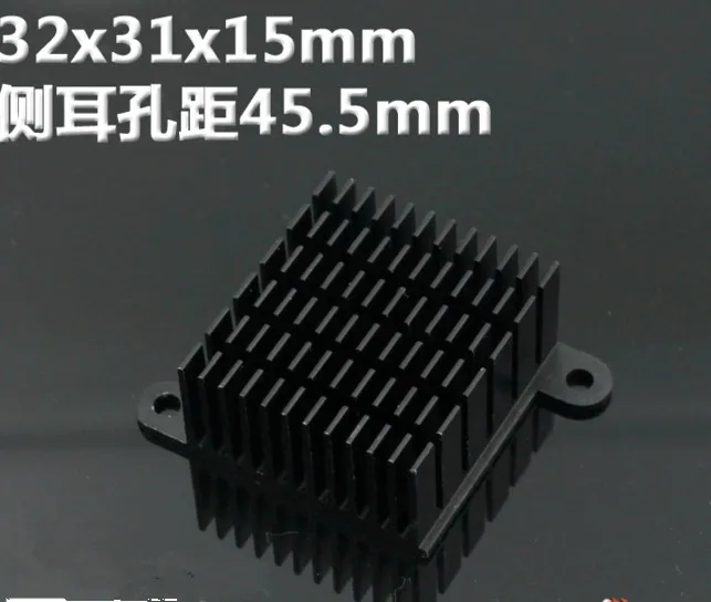 Replacemet Blue Heatsink Heat Cooling Fin 15mm x 15mm x 8mm Aluminum