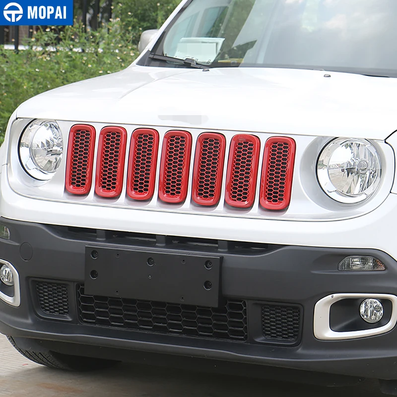 Наклейки MOPAI на переднюю решетку радиатора для Jeep Renegade 2015 2016|car exterior decoration|stickers