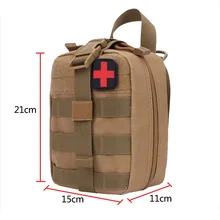 Портативный наружный охотничий медицинский чехол для охоты аварийно-спасательный пакет тактическое назначение сумка медицинская аптечка нашивка на сумку
