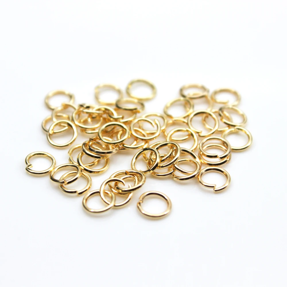 ZEROUP 320 шт Металлические прыгающие кольца серебристого, золотого, бронзового цвета, разделенные кольца, кулон, ожерелье, соединители для самостоятельного изготовления ювелирных изделий