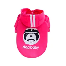 Dogs Hoodies Autumn Winter Pet Clothing For Yorkshire Terrier Dogs 100% Cotton Cat Clothes Warm Dog Outfit G