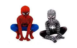 Человек-паук Дети/взрослых Superhero лайкра паук узор Zentai костюм Хэллоуин Косплэй Колготки для новорождённых