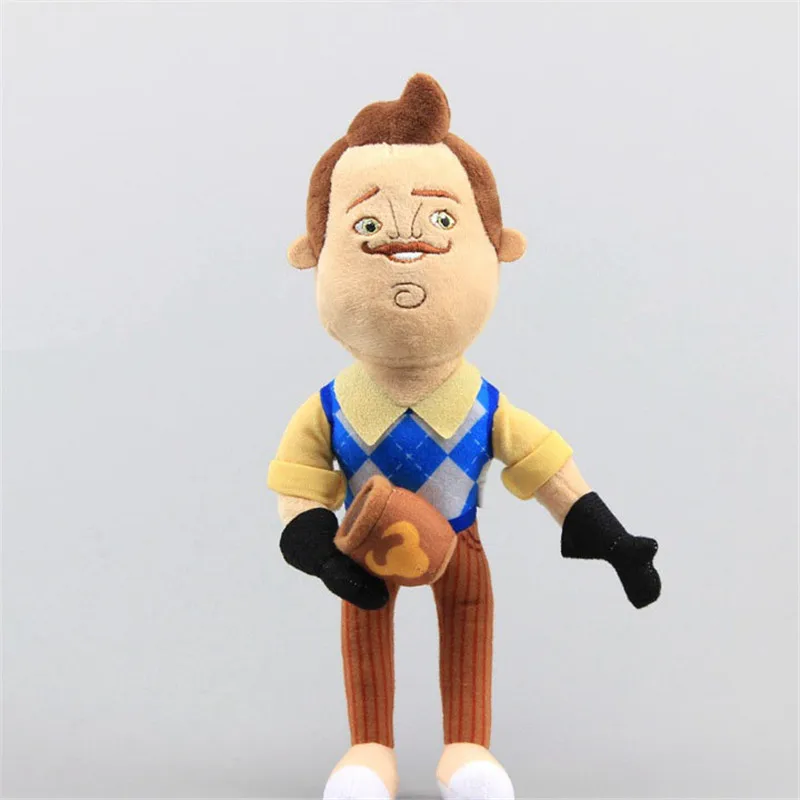 2019 New Hello Neighbor Plush Toys Dolls Game The Neighbor Apron & Cleaver Soft Stuffed Doll Kids Friends Gift 25-40cm (8)