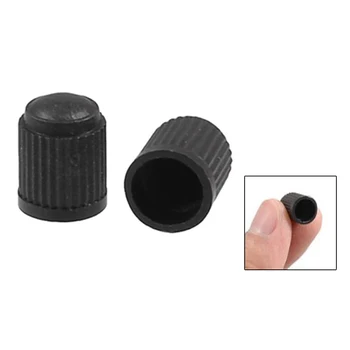 

TOYL 5 x Black Plastic Cylinder Design Tire Tyre Valve Caps for Car